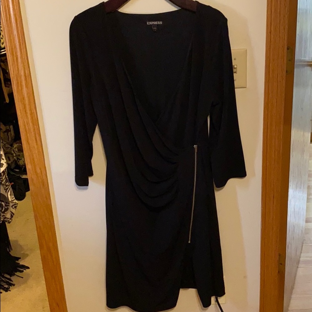 Express Wrap Front w/Zipper Dress